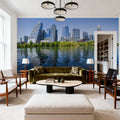 Urban Waterfront Mural Wallpaper - room preview 05