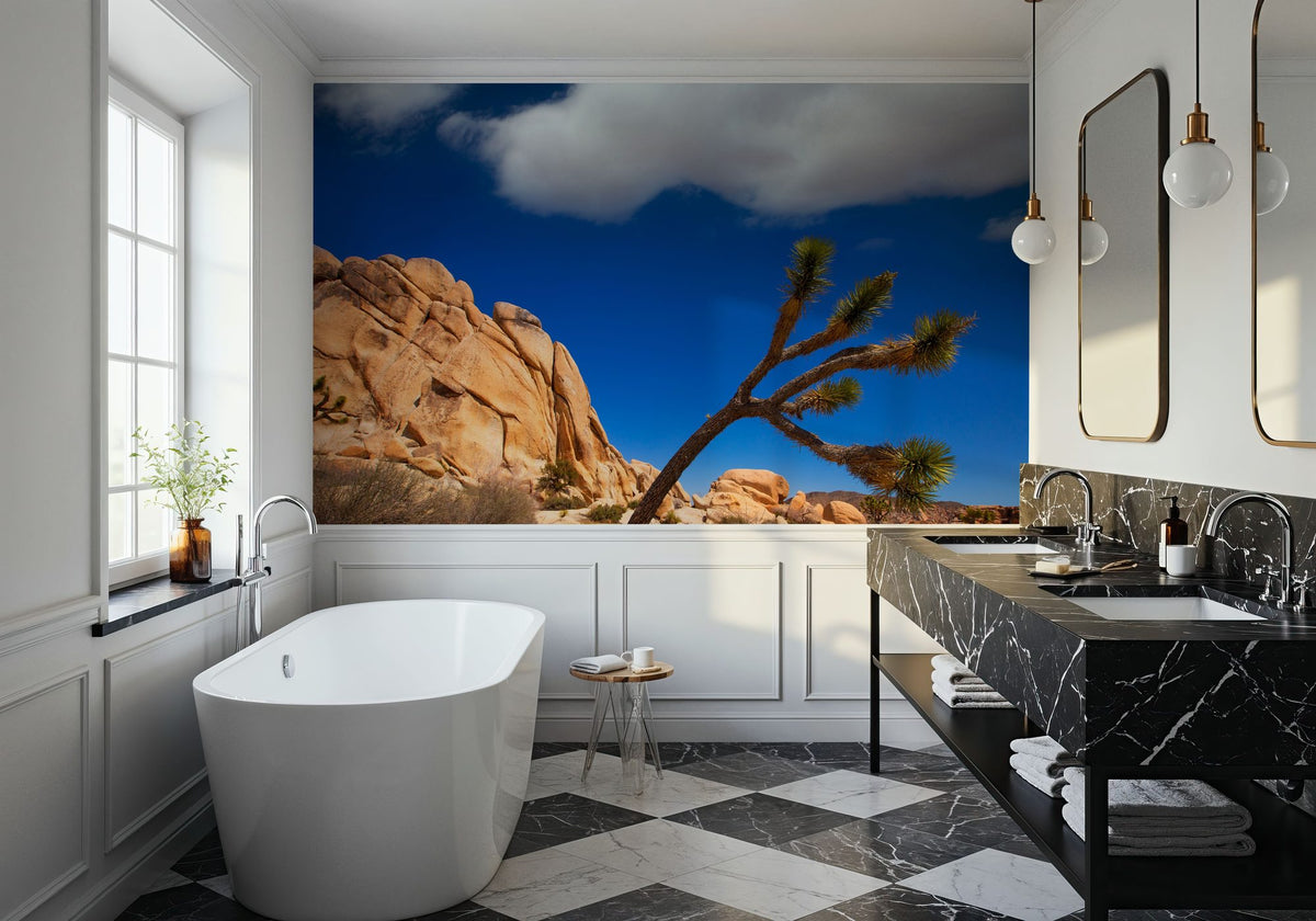 Joshua Tree Blue II Mural Wallpaper - room preview 05
