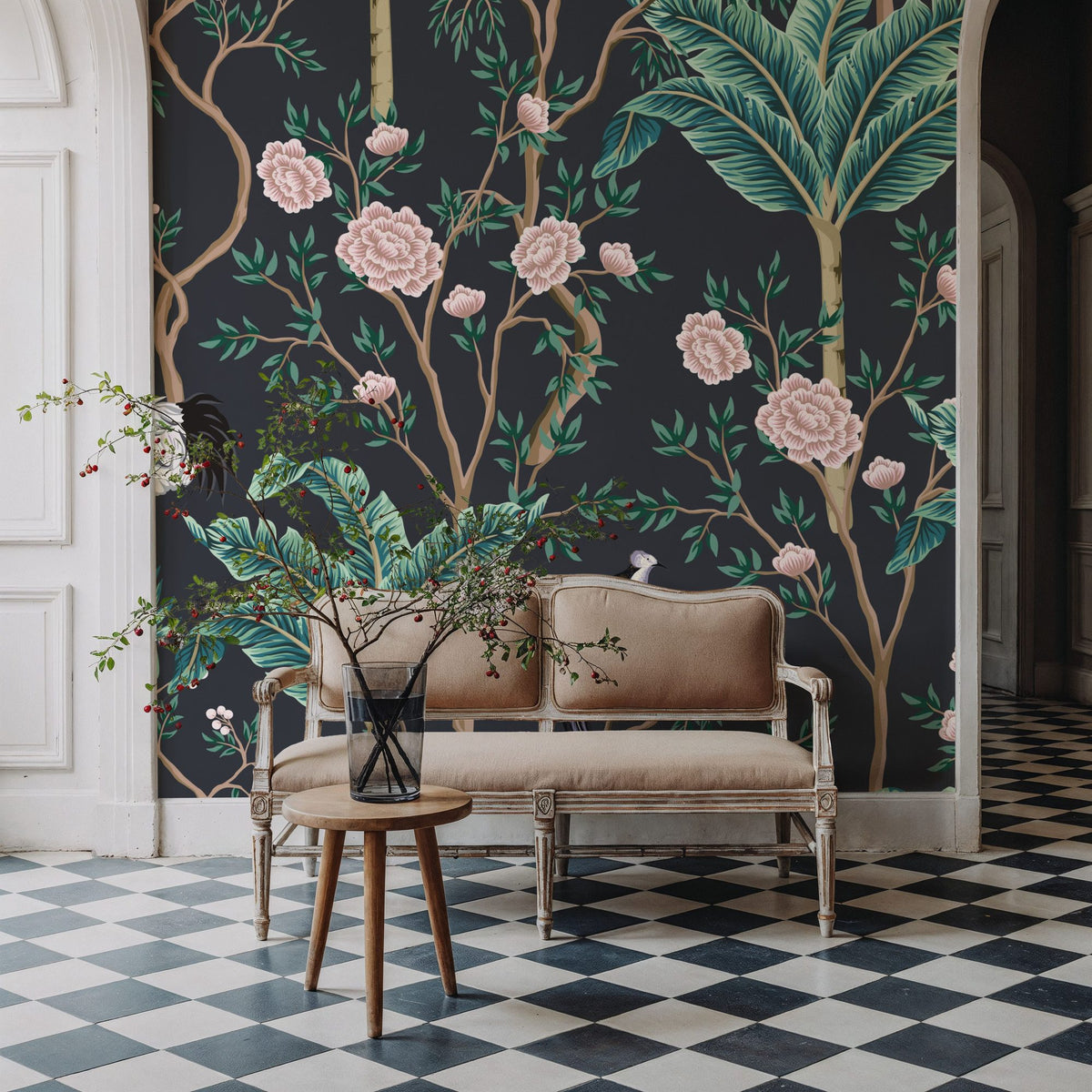 Dwellpaper The Bird and the Rose Mural Wallpaper image 5