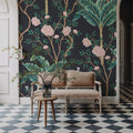 The Bird and the Rose Mural Wallpaper - room preview 05