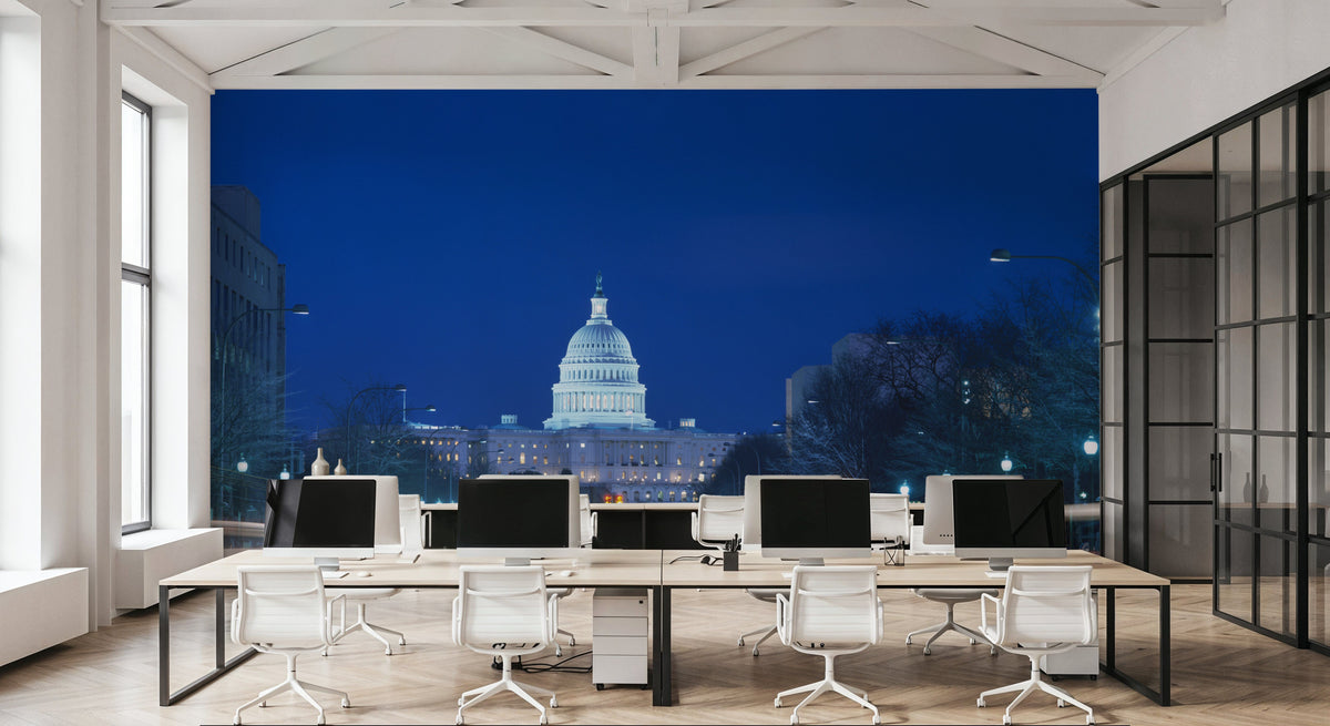 Urban Light Trail Mural Wallpaper - room preview 05
