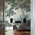 Camouflage Trees Mural Wallpaper - room preview 05