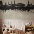 Nîmes France Skyline Concrete Mural Wallpaper - room preview 05