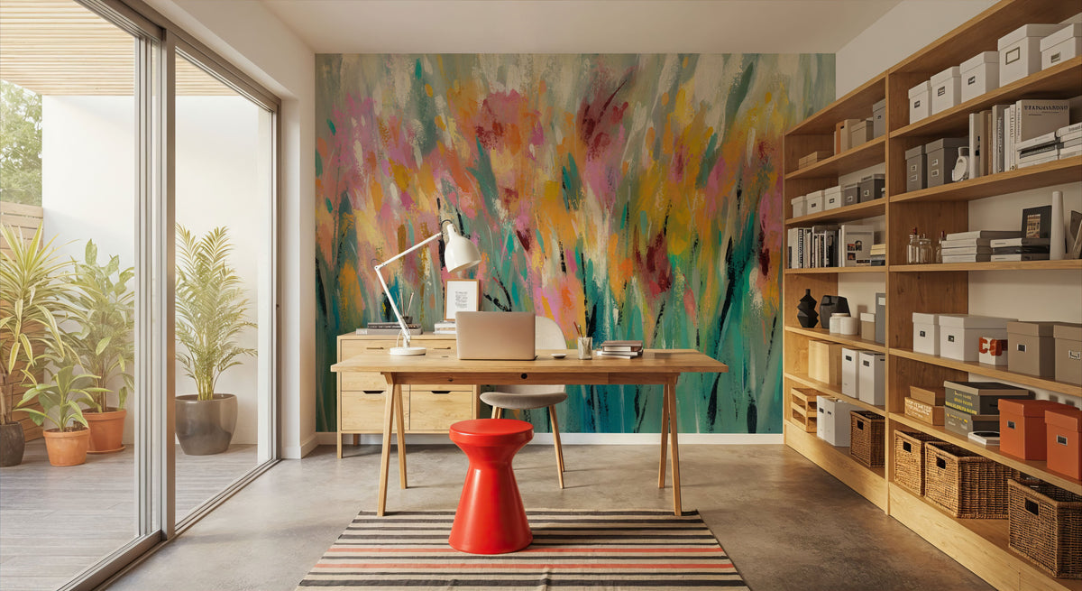 Tulip Turnpike Mural Wallpaper - room preview 05
