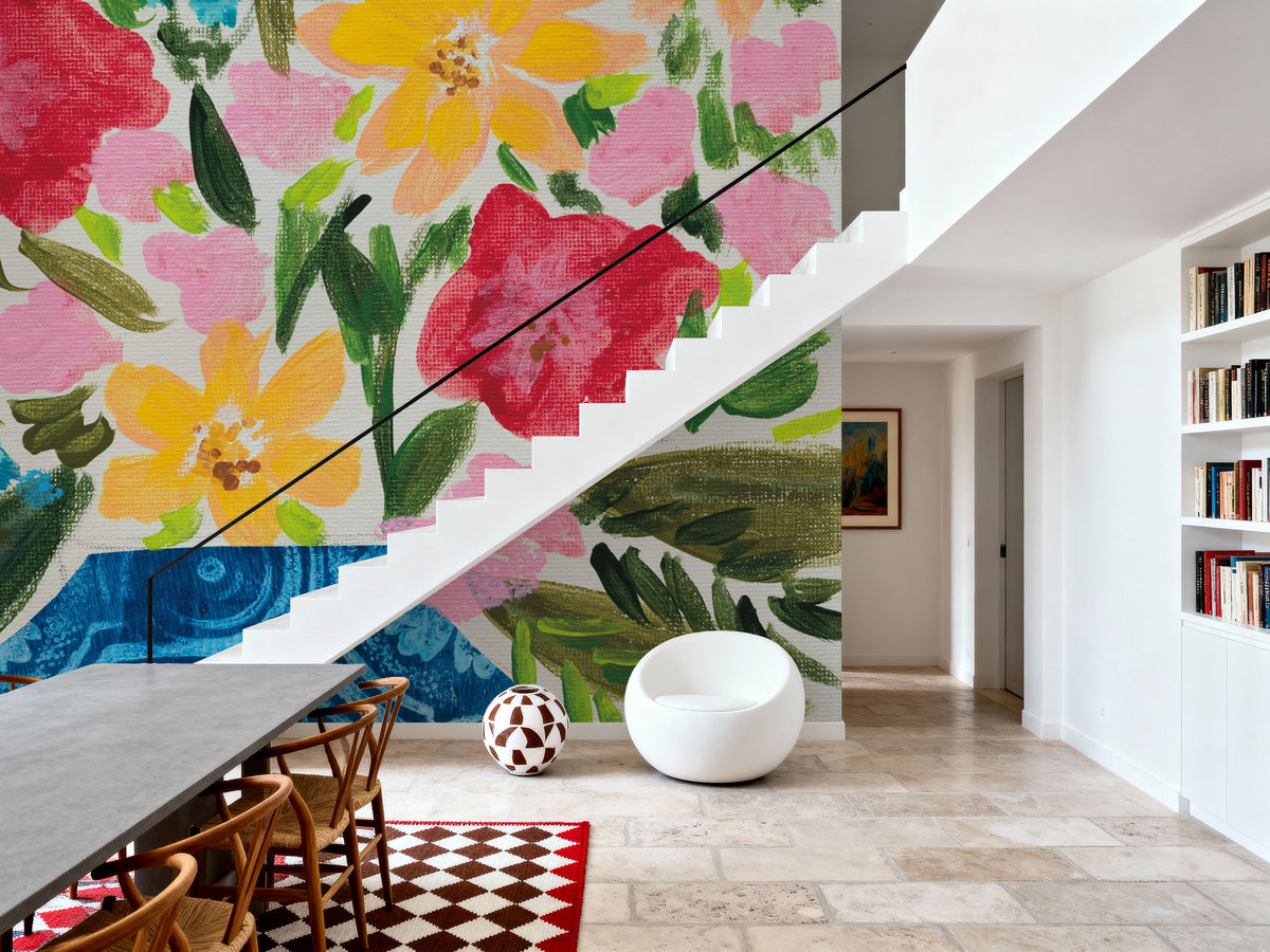 Floral Gift I Mural Wallpaper - room preview 05