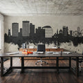 Southend-on-Sea England Skyline Concrete Mural Wallpaper - room preview 05