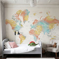 World Map - Fifi Mural Wallpaper - room preview 05