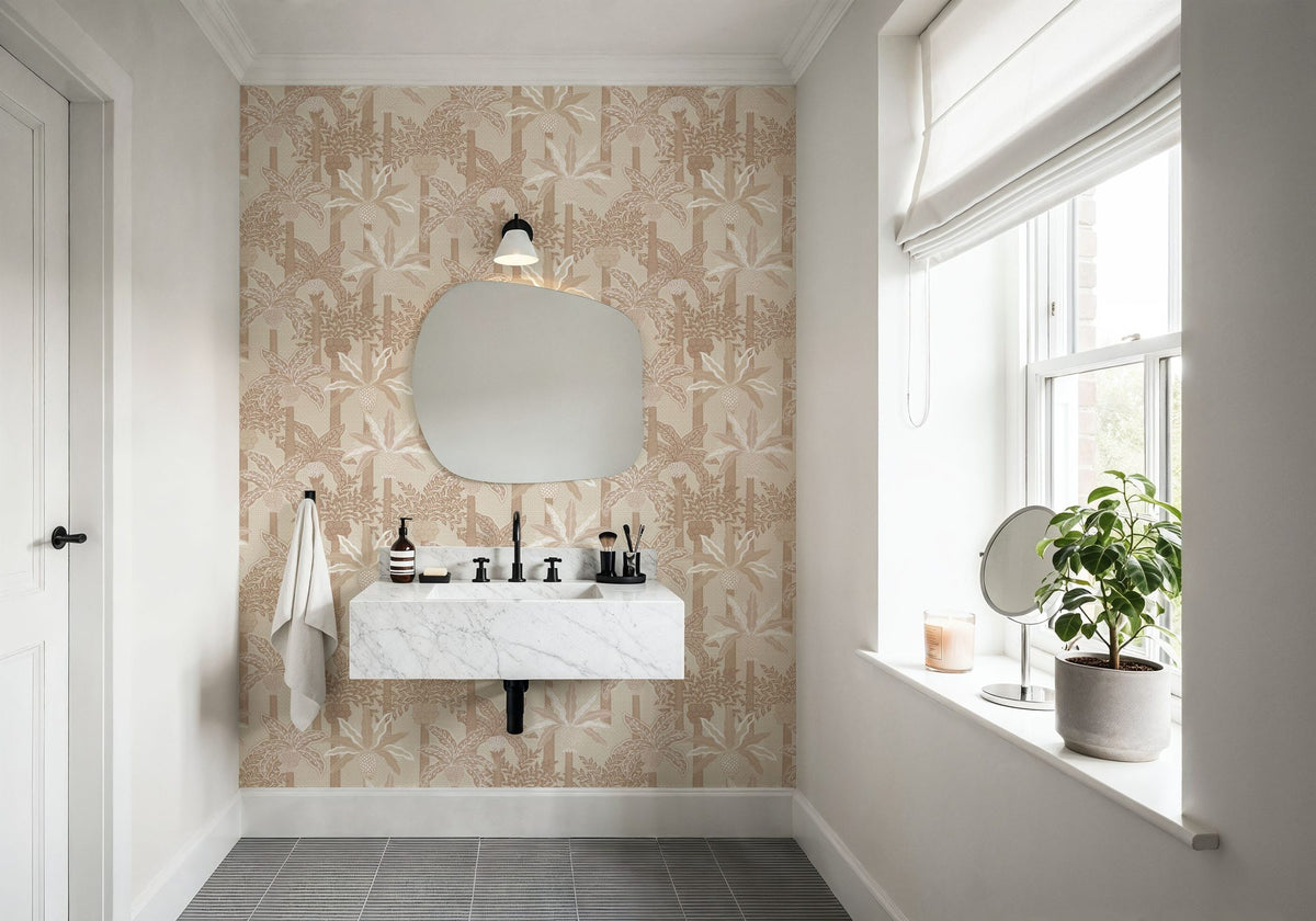 Palmera Luxe, Alpine Oat Mural Wallpaper - room preview 05