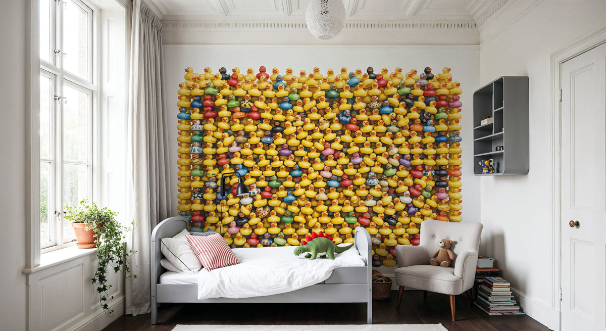 Duck Wall - Stacked Series Mural Wallpaper - room preview 05