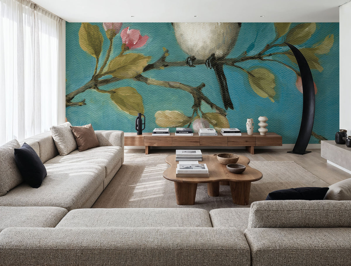 Blossom Bird II Mural Wallpaper - room preview 05