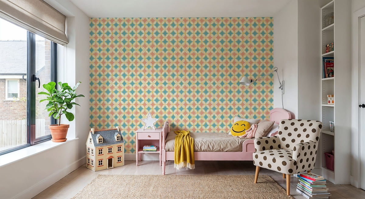 Starcircle Coral Mural Wallpaper - room preview 05