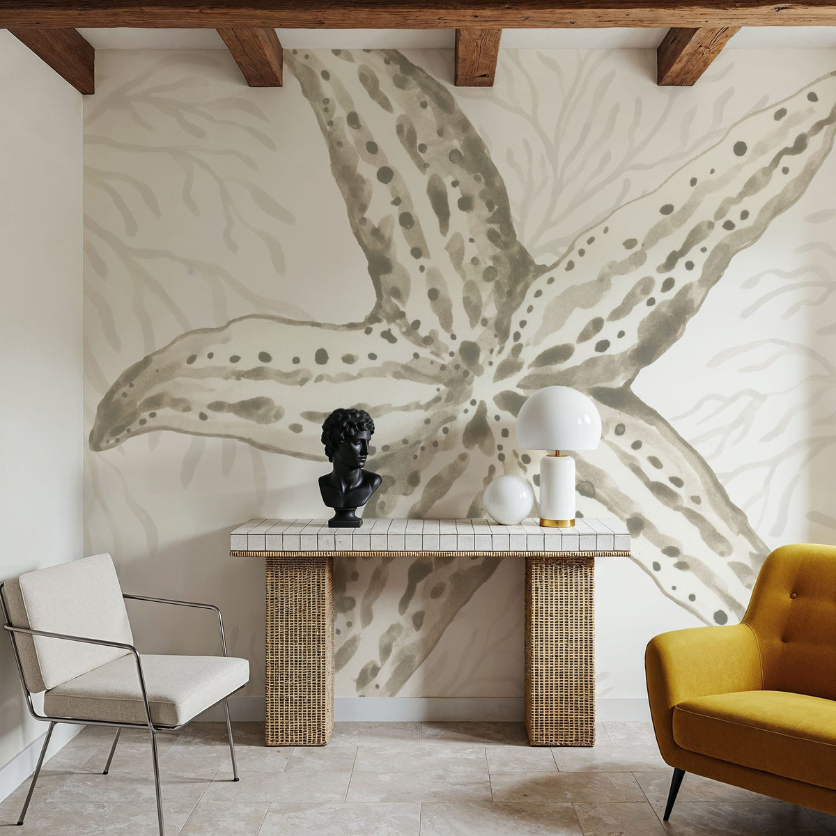 Coastal Reef III Mural Wallpaper - room preview 05