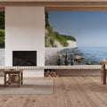 Chalk Cliffs Mural Wallpaper - room preview 05