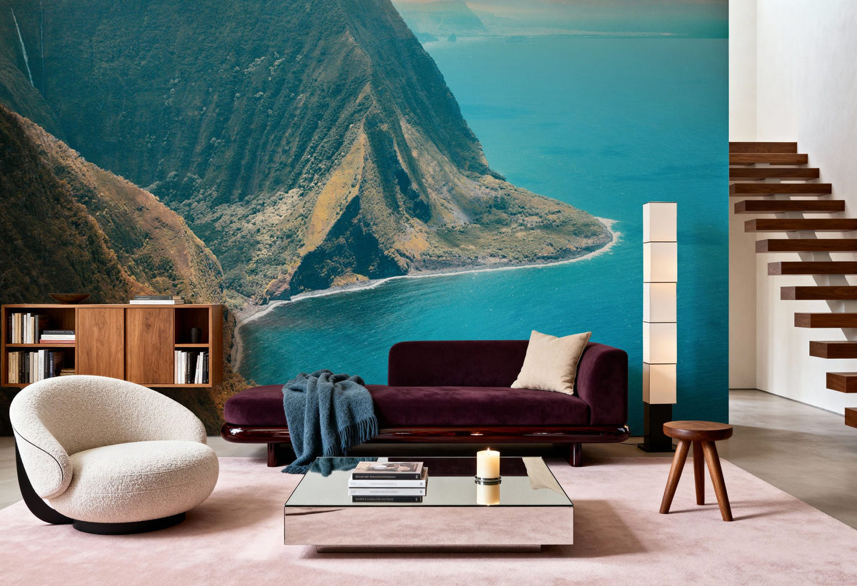 Hawaiian Coast Mural Wallpaper - room preview 05