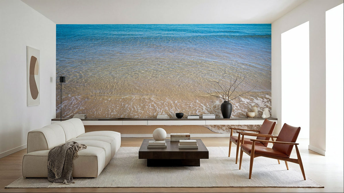 Shoreline Serenity Mural Wallpaper - room preview 05