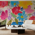 Ecstatic Floral I Mural Wallpaper - room preview 05