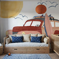 Surf Bus No.3 Mural Wallpaper - room preview 05