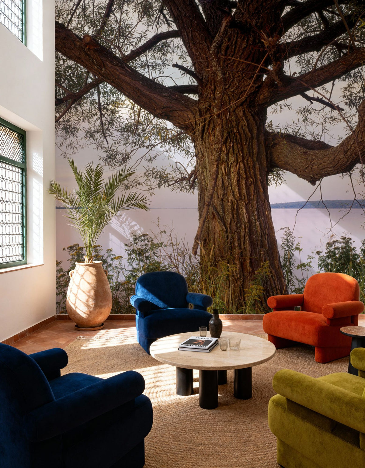 Twilight Solitude Tree Mural Wallpaper - room preview 05