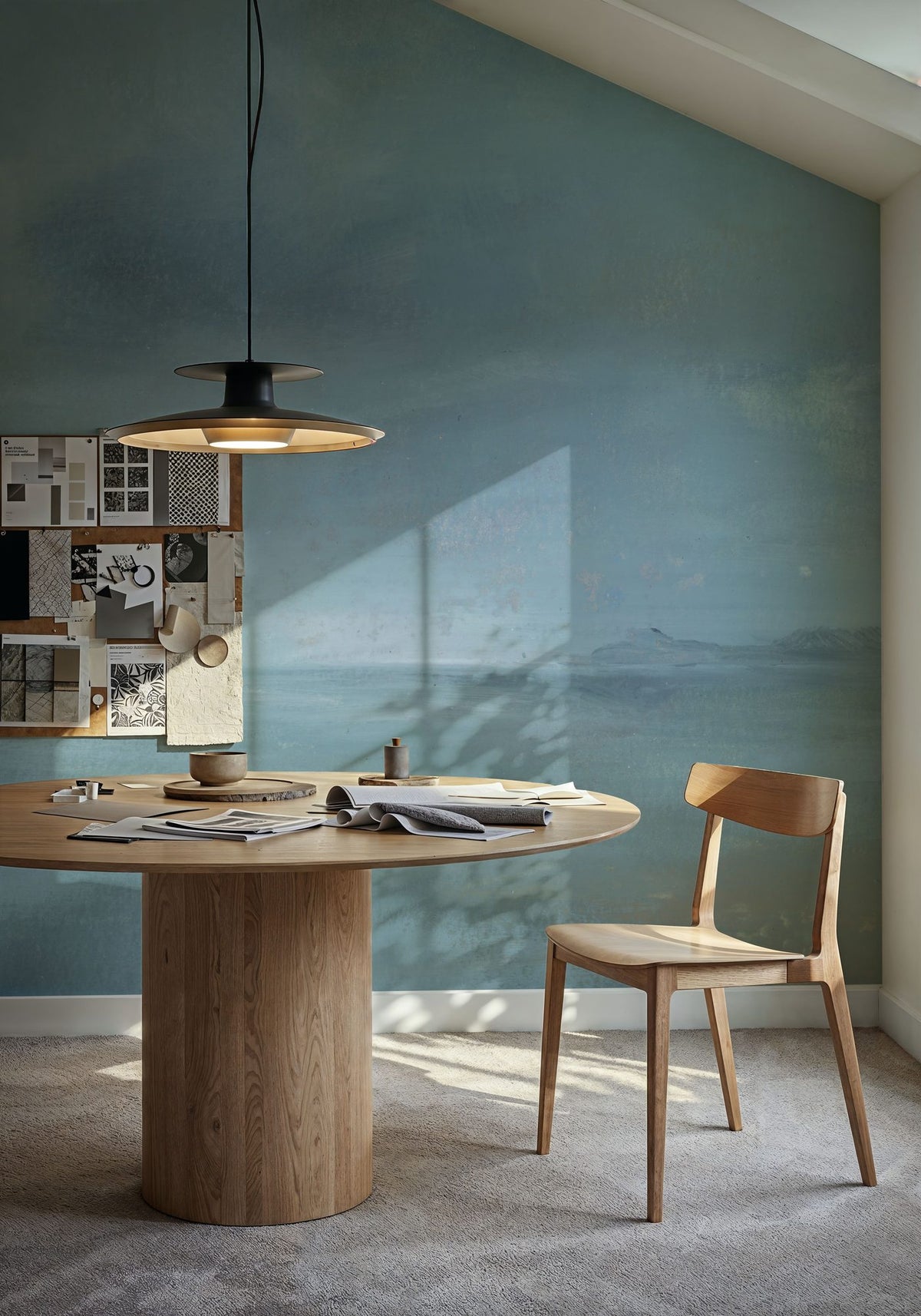Cloudy Seascape Mural Wallpaper - room preview 05