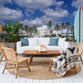 Tropical Deco Shore Mural Wallpaper - room preview 05