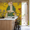 Seasonal Snowman V Mural Wallpaper - room preview 05