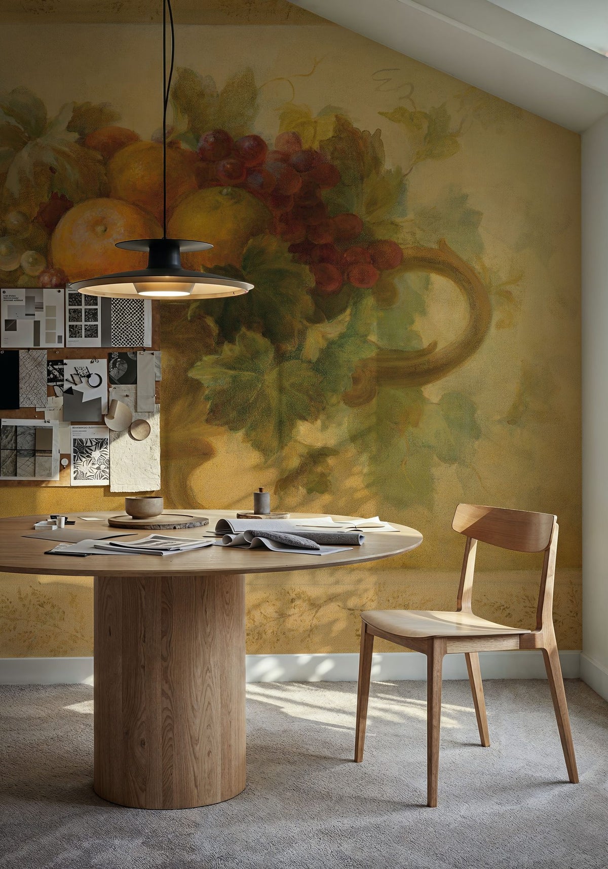 Autumn Urn Mural Wallpaper - room preview 05