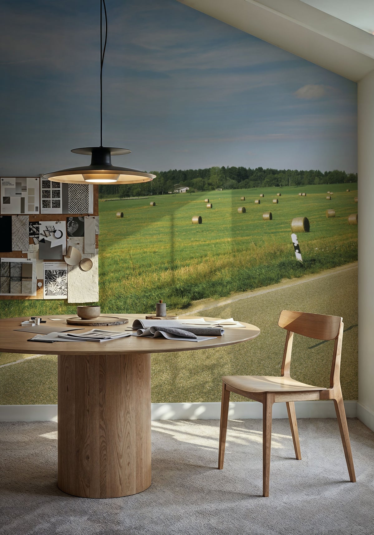 Harvest Highway Sky Mural Wallpaper - room preview 05