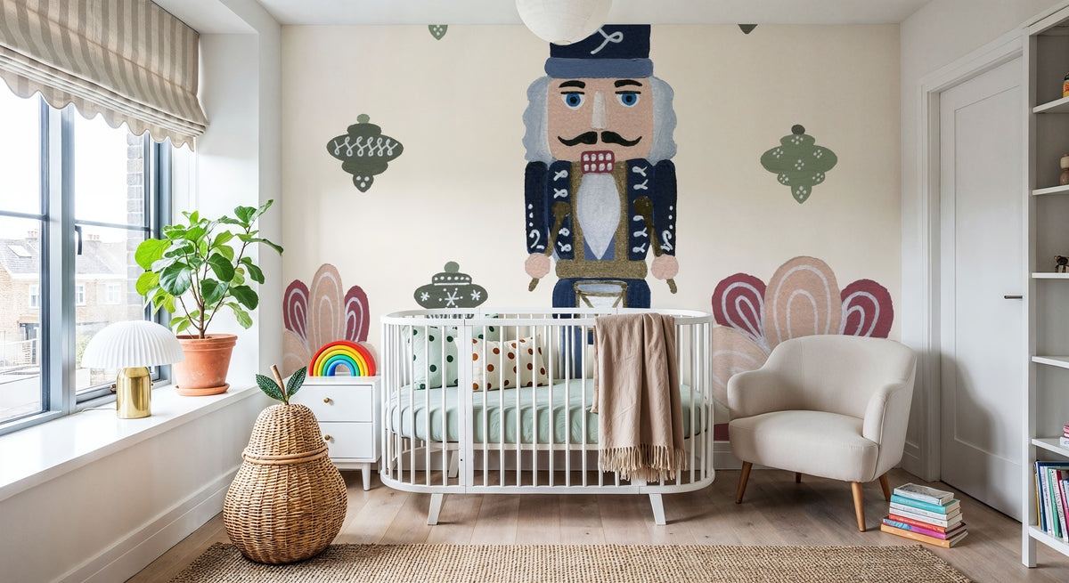 Vintage Nutcrackers III Mural Wallpaper - room preview 05