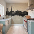 Galaţi Romania Skyline Concrete Mural Wallpaper - room preview 05