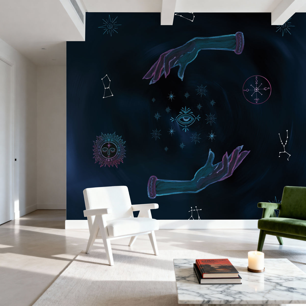 Mystic Magic Mural Wallpaper - room preview 05