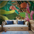 Hidden Behind the Leaves Mural Wallpaper - room preview 05