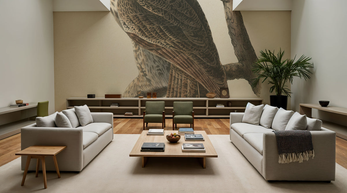 Forest Owls II Mural Wallpaper - room preview 05