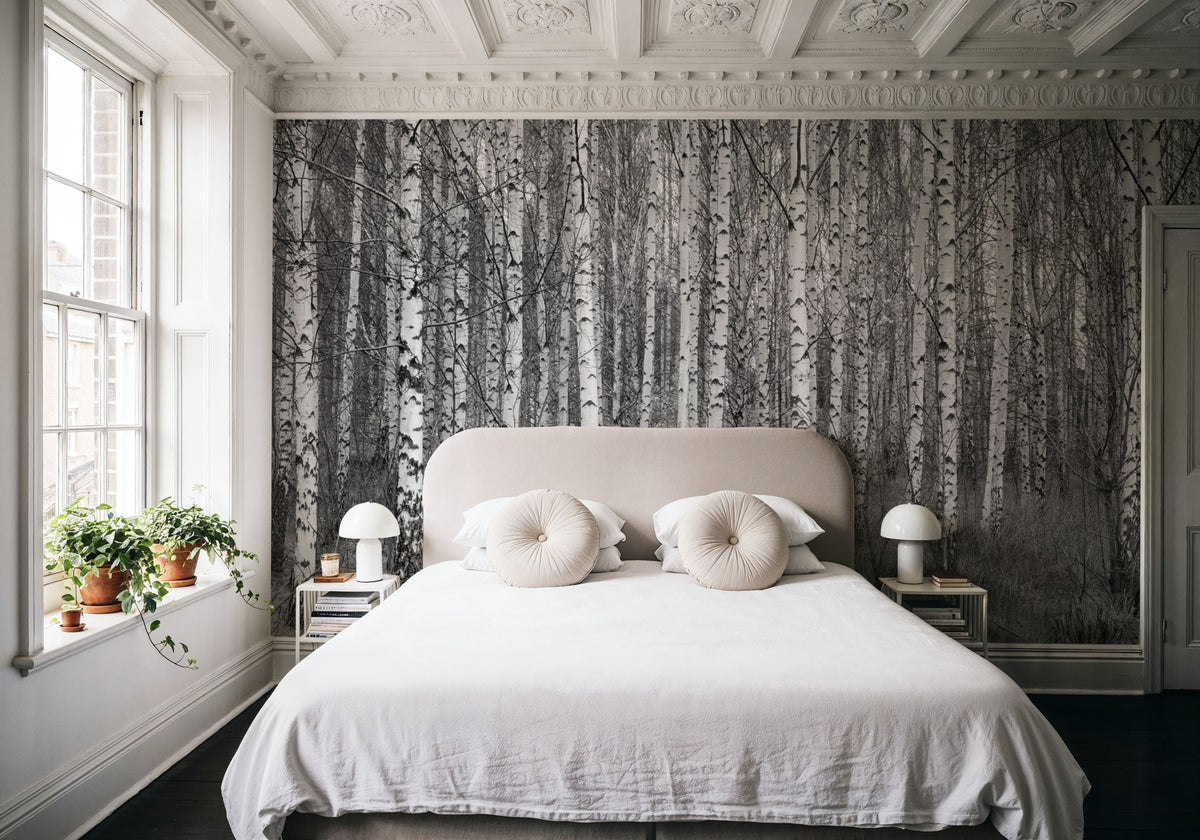 Birch Symphony Mural Wallpaper - room preview 05