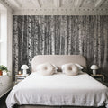 Birch Symphony Mural Wallpaper - room preview 05
