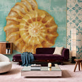 Shell Tiles I Mural Wallpaper - room preview 05