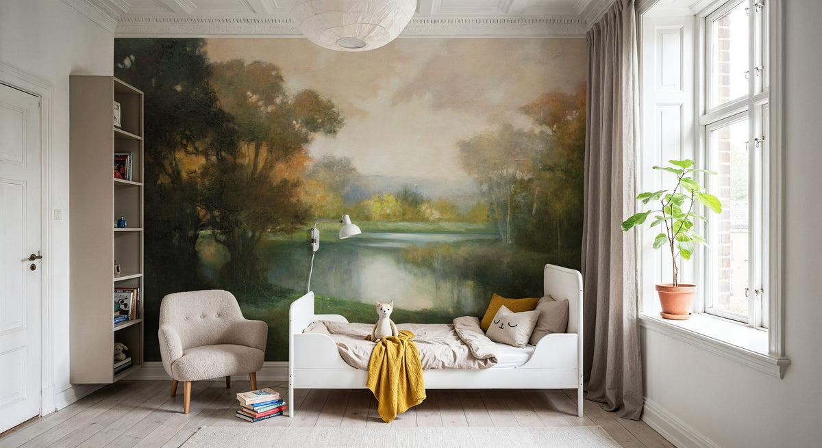 Lakeside Mural Wallpaper - room preview 05
