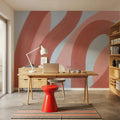Modern Abstract `Salon Yopie` Mural Wallpaper - room preview 05