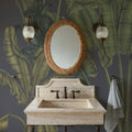Banana Grove, Foggy Blue Mural Wallpaper - room preview 05