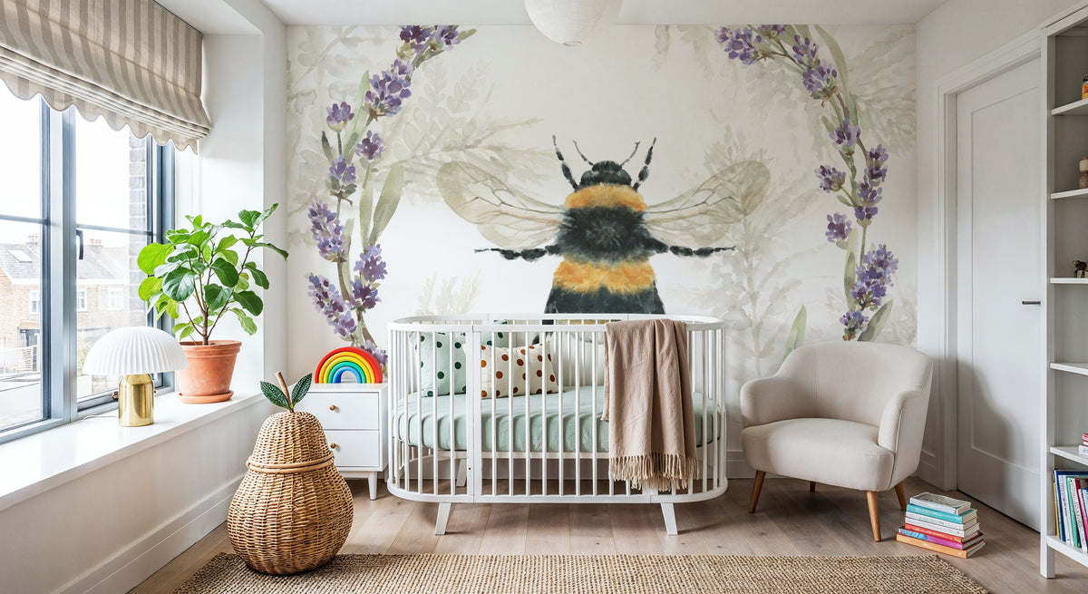 Fresh Lavender IV Mural Wallpaper - room preview 05