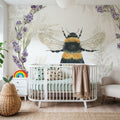 Fresh Lavender IV Mural Wallpaper - room preview 05