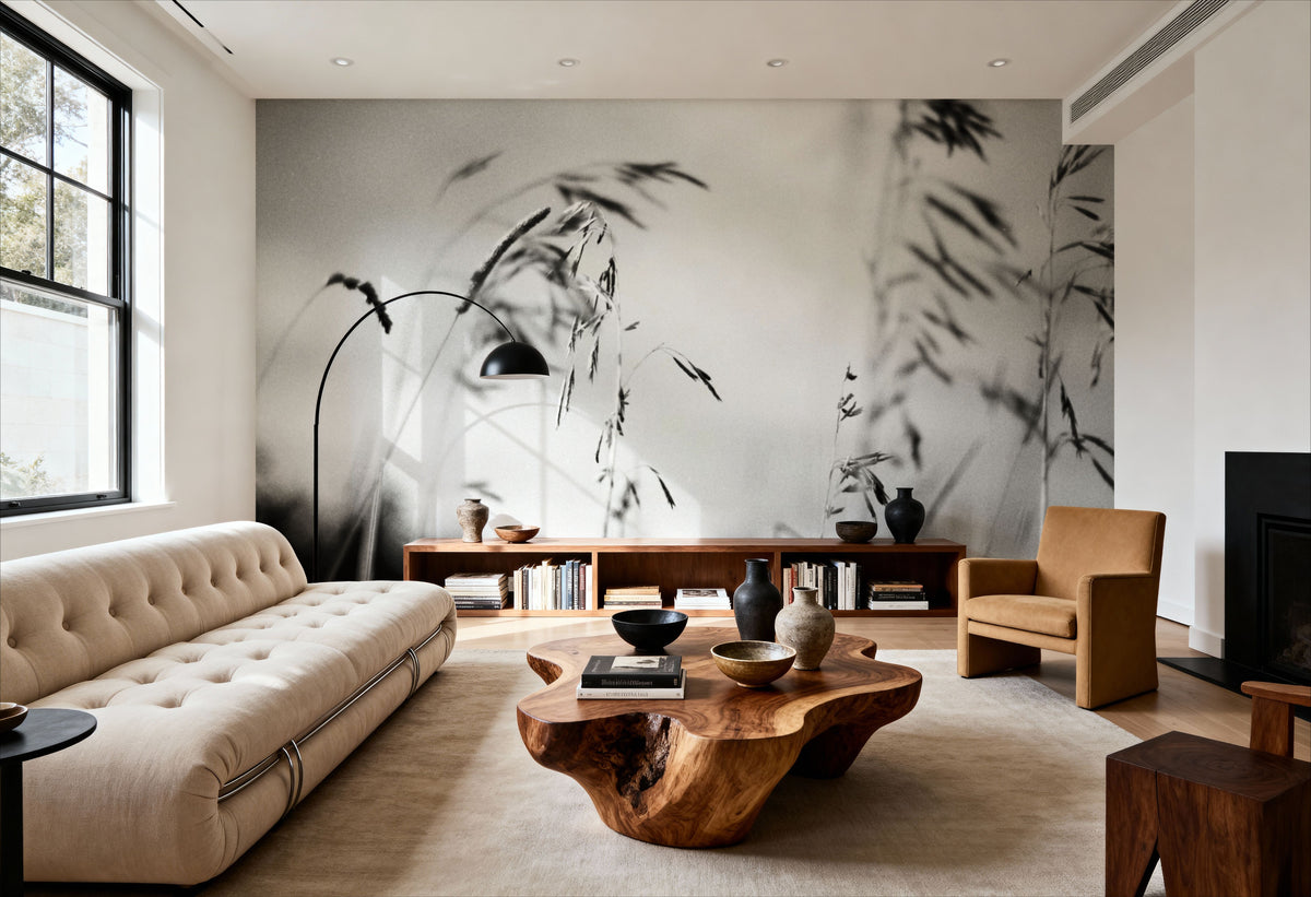 Windy Wheat Fields I Mural Wallpaper - room preview 05