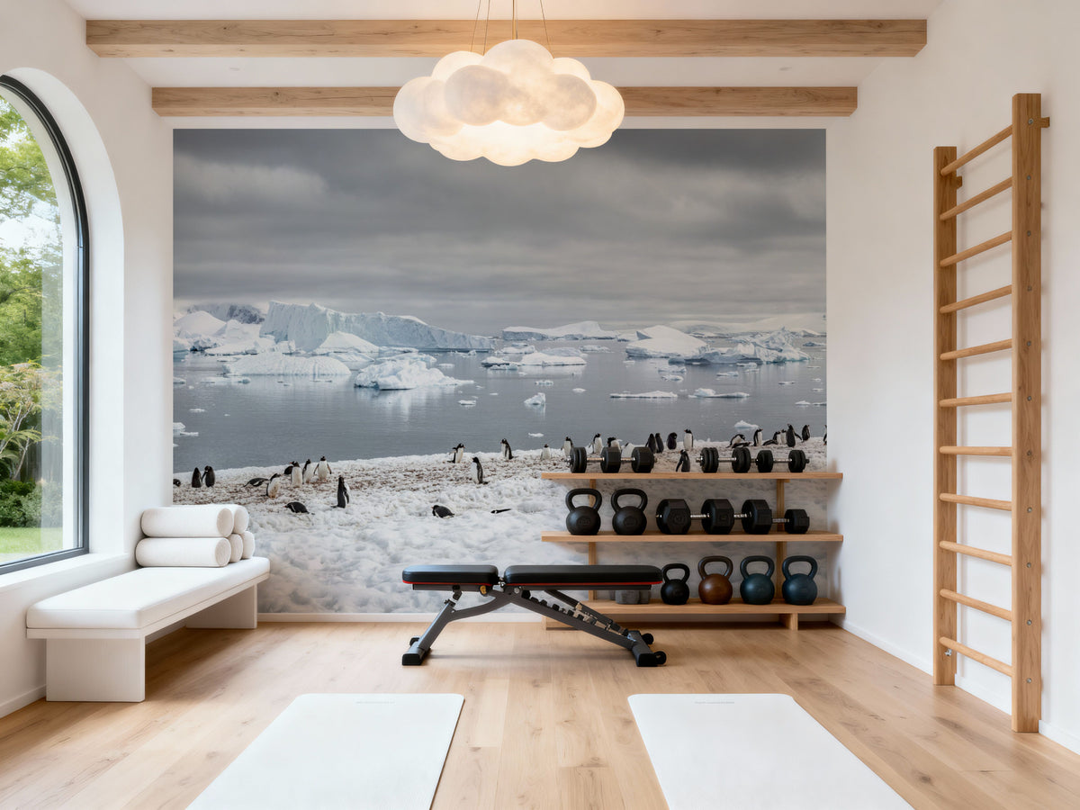 Penguin Colony Mural Wallpaper - room preview 05