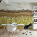 Sawtooth Mountains Panorama Mural Wallpaper - room preview 05