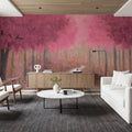 Forest Pathway Spring Mural Wallpaper - room preview 05