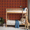 New Harvest Twirl Small Mural Wallpaper - room preview 05