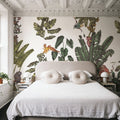 Parrots Jungle, Green Mural Wallpaper - room preview 05