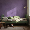 Subtle Plaster Wall, Aura Indigo Mural Wallpaper - room preview 05