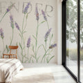 Lavender Fields I Mural Wallpaper - Light Tone - room preview 05