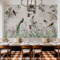 Fields of Birds and Flowers Mural Wallpaper - Edition 4 - room preview 05