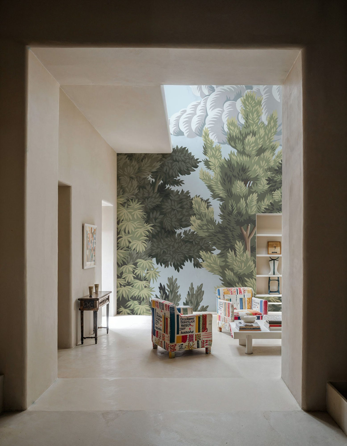 Incoming Cloudy Weather Mural Wallpaper - room preview 05